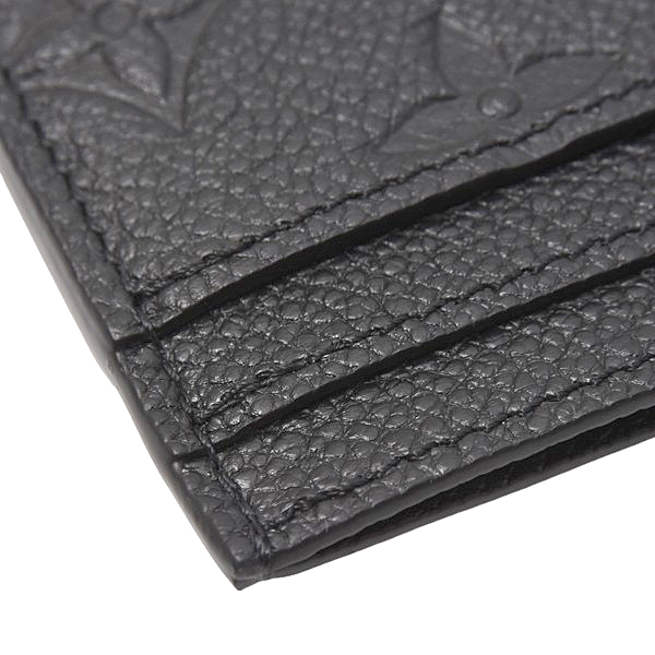 ルイヴィトン カードケース レディース ポルトカルト LVチャーム ノワール Louis Vuitton M82132 中古