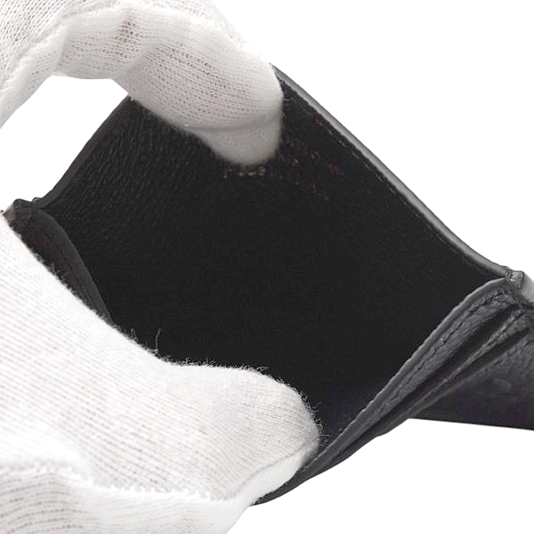 ルイヴィトン カードケース レディース ポルトカルト LVチャーム ノワール Louis Vuitton M82132 中古