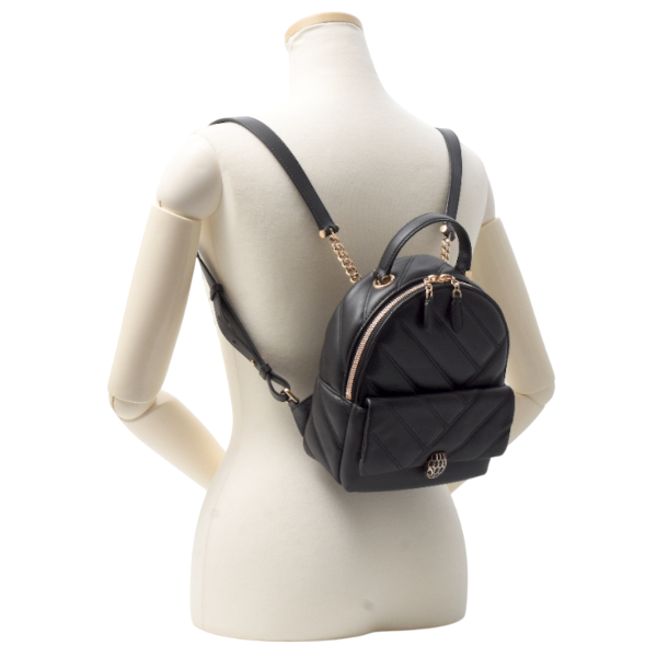 ブルガリ バッグ セルペンティ カボション ミニ バックパック リュック レザー ブラック レディース BVLGARI 中古