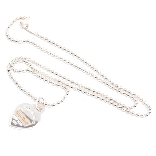 ティファニー ネックレス メンズ リターントゥティファニー シュプリームコラボ シルバー TIFFANY SV925 中古