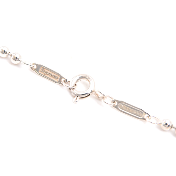 ティファニー ネックレス メンズ リターントゥティファニー シュプリームコラボ シルバー TIFFANY SV925 中古
