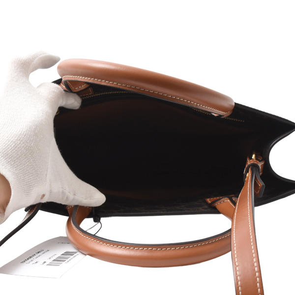 セリーヌ バッグ レディース メンズ バーティカル カバ スモール トリオンフ ショルダーバッグ 2WAY PVC CELINE 191542 中古