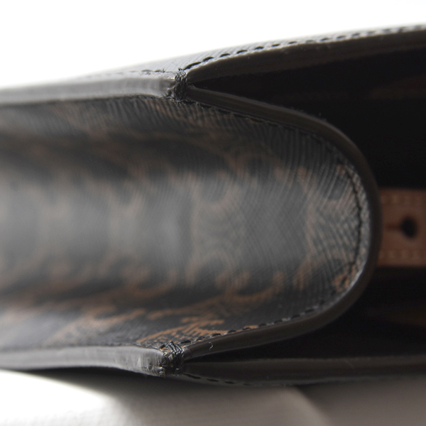 セリーヌ バッグ レディース メンズ バーティカル カバ スモール トリオンフ ショルダーバッグ 2WAY PVC CELINE 191542 中古