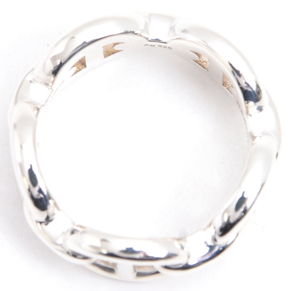 エルメス 指輪 レディース シェーヌダンクル アンシェネPM リング 51号 シルバー HERMES SV925 中古