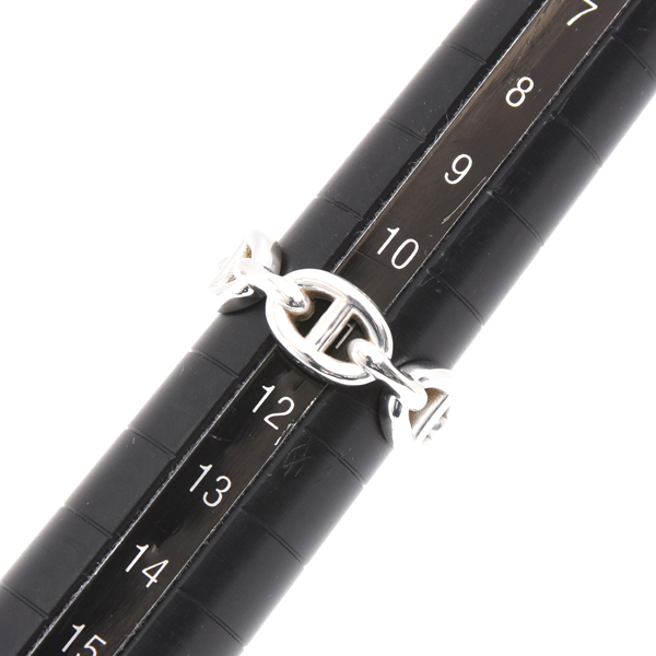 エルメス 指輪 レディース シェーヌダンクル アンシェネPM リング 51号 シルバー HERMES SV925 中古