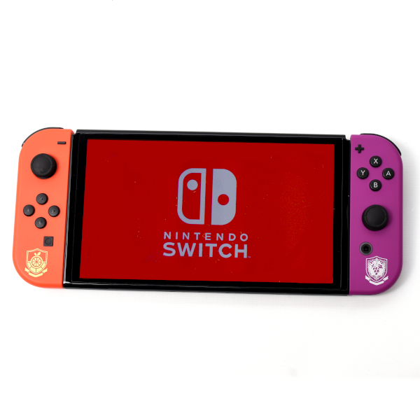 任天堂 ニンテンドースイッチ スカーレット バイオレットエディション 有機ELモデル Pokemon ポケモン Nintendo Switch 中古