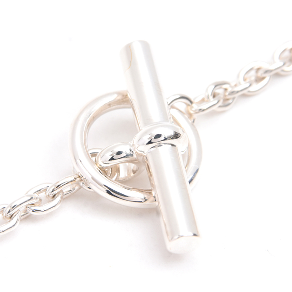 エルメス ネックレス レディース シェーヌダンクル ファランドール ネックレス 79cm シルバー HERMES SV925 中古