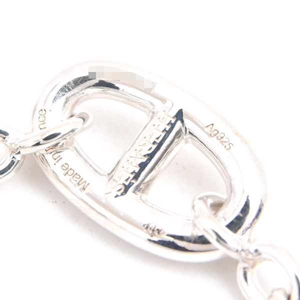 エルメス ネックレス レディース シェーヌダンクル ファランドール ネックレス 79cm シルバー HERMES SV925 中古