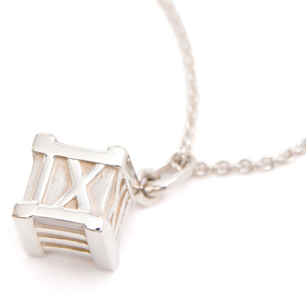 ティファニー ネックレス レディース アトラス キューブ ネックレス シルバー  TIFFANY SV925 中古