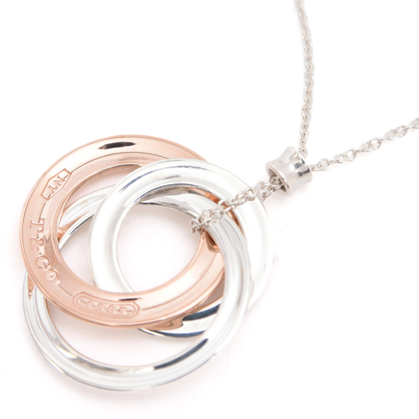 ティファニー ネックレス レディース 1837 インターロッキング サークル ネックレス シルバー TIFFANY SV925 中古