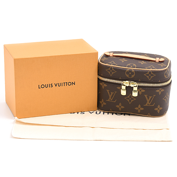 ルイヴィトン バッグ レディース モノグラム ニース ナノ バニティバッグ ハンドバッグ Louis Vuitton M44936 中古