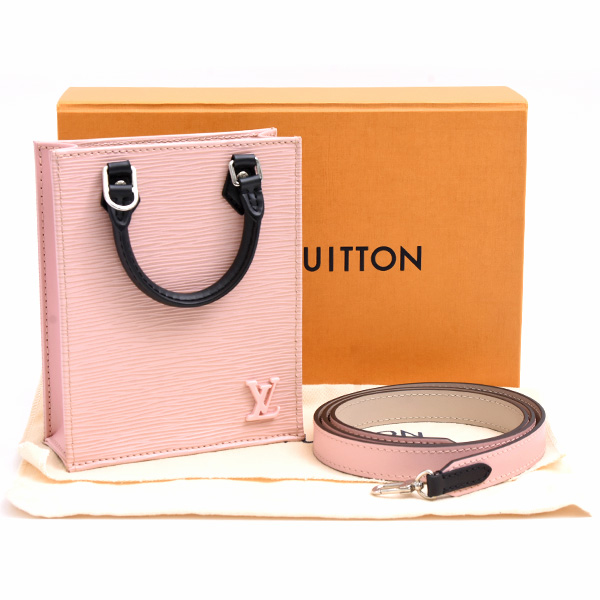 ルイヴィトン バッグ レディース エピ プティット サックプラ ミニ ショルダー トート 2WAY ローズバレリーヌ Louis Vuitton M69575 中古