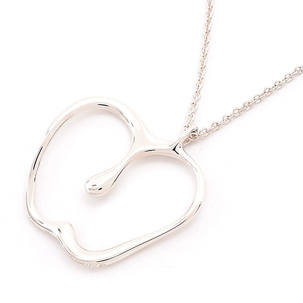 ティファニー ネックレス レディース エルサ ペレッティ アップル ロングネックレス シルバー SV925 TIFFANY 中古