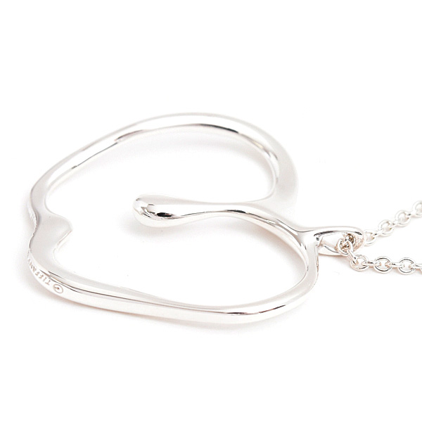 ティファニー ネックレス レディース エルサ ペレッティ アップル ロングネックレス シルバー SV925 TIFFANY 中古