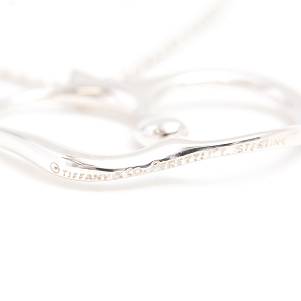 ティファニー ネックレス レディース エルサ ペレッティ アップル ロングネックレス シルバー SV925 TIFFANY 中古