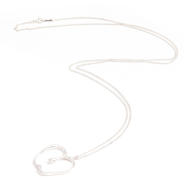 ティファニー ネックレス レディース エルサ ペレッティ アップル ロングネックレス シルバー SV925 TIFFANY 中古
