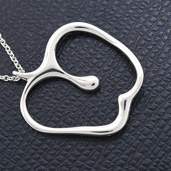 ティファニー ネックレス レディース エルサ ペレッティ アップル ロングネックレス シルバー SV925 TIFFANY 中古