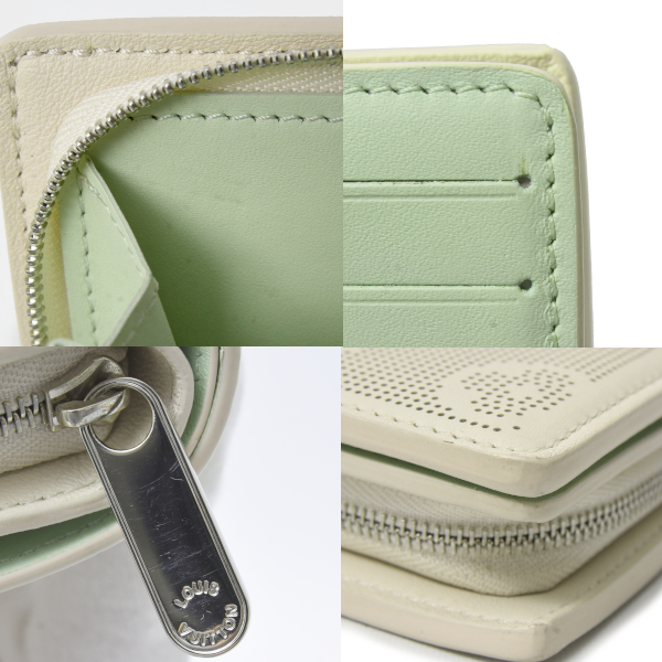 ルイヴィトン ポルトフォイユクレア モノグラムマヒナ 二つ折り財布 コンパクトウォレット クオーツ M83075 Louis Vuitton 中古