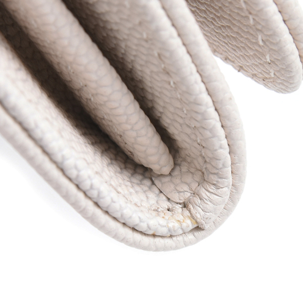 シャネル バッグ レディース マトラッセ ミニチェーンウォレット ショルダーバッグ キャビアスキン ホワイト系 CHANEL 中古