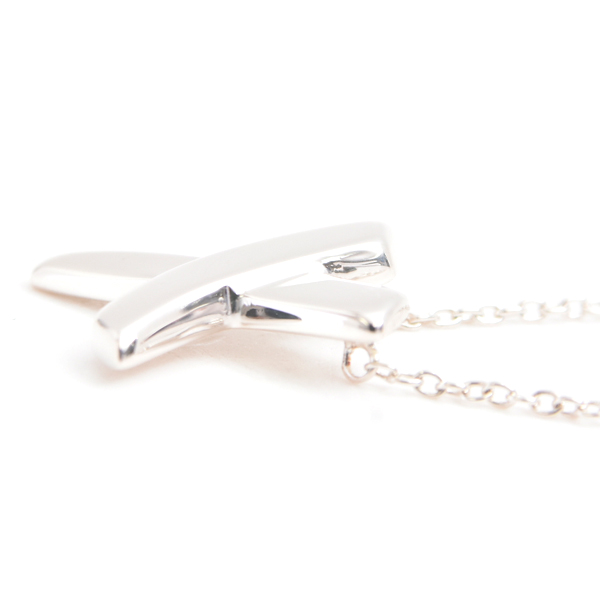 ティファニー ネックレス レディース パロマピカソ キス ネックレス シルバー TIFFANY SV925 中古