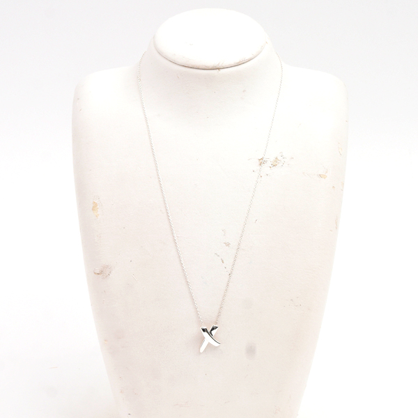 ティファニー ネックレス レディース パロマピカソ キス ネックレス シルバー TIFFANY SV925 中古