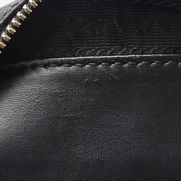 プラダ バッグ メンズ ロゴ ショルダーバッグ クロスボディバッグ サフィアーノ ブラック 2VH040 PRADA 中古