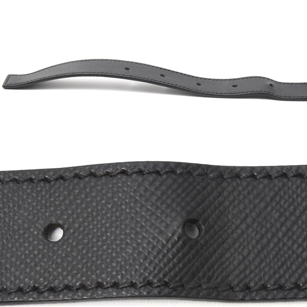 プラダ バッグ メンズ ロゴ ショルダーバッグ クロスボディバッグ サフィアーノ ブラック 2VH040 PRADA 中古