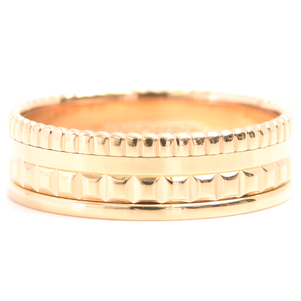 ブシュロン 指輪 メンズ キャトルラディアント スモール リング 70号 保証書付 ゴールド BOUCHERON 750YG 中古