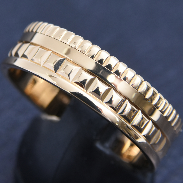 ブシュロン 指輪 メンズ キャトルラディアント スモール リング 70号 保証書付 ゴールド BOUCHERON 750YG 中古