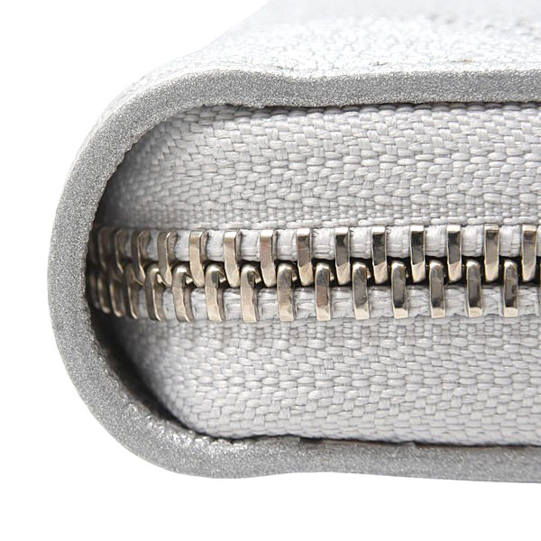 ルイヴィトン 財布 レディース マヒナ ジッピーウォレット ラウンドファスナー長財布 シルバー M26940 Louis Vuitton 中古