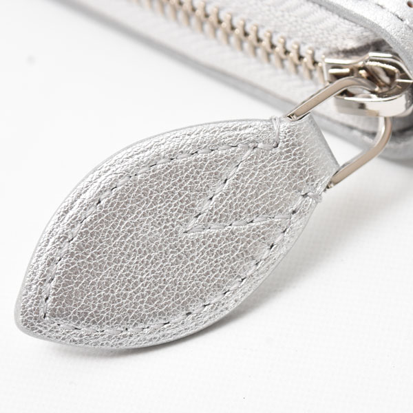 ルイヴィトン 財布 レディース マヒナ ジッピーウォレット ラウンドファスナー長財布 シルバー M26940 Louis Vuitton 中古