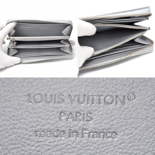 ルイヴィトン 財布 レディース LVスキー クッサン ジッピーウォレット 日本限定 長財布 シルバー ラムレザー M26771 Louis Vuitton 未使用展示品