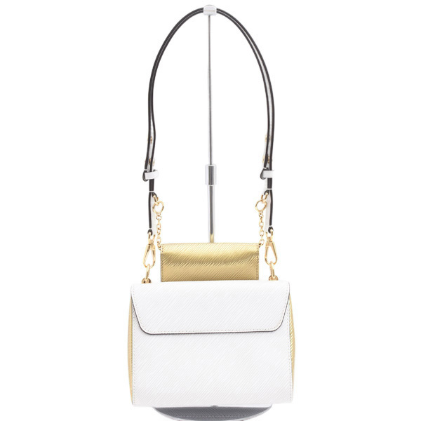 ルイヴィトン バッグ レディース ツイストPM エピ ホワイト レザー LOUIS VUITTON M59886 中古