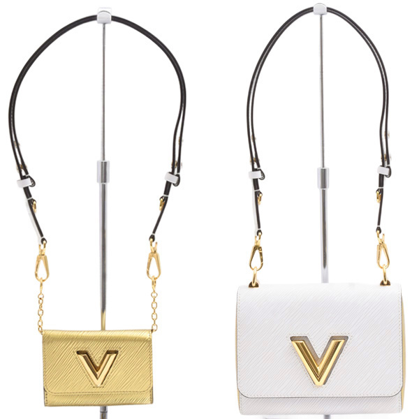 ルイヴィトン バッグ レディース ツイストPM エピ ホワイト レザー LOUIS VUITTON M59886 中古