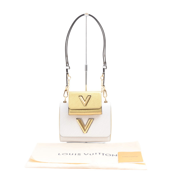 ルイヴィトン バッグ レディース ツイストPM エピ ホワイト レザー LOUIS VUITTON M59886 中古