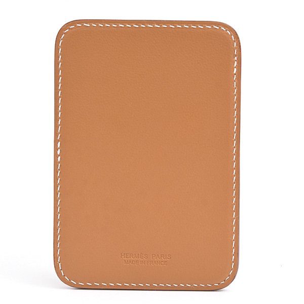 エルメス カードケース メンズ レディース エマン エリッソン ハリネズミ B刻 マグセーフ マグネット ゴールド スイフト HERMES 中古