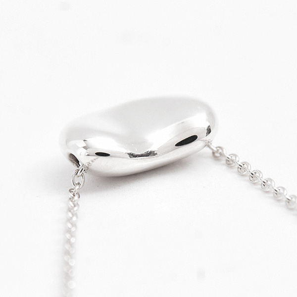 ティファニー ネックレス レディース ビーン デザイン ペンダント スターリングシルバー エルサ ペレッティ SV925 TIFFANY 中古