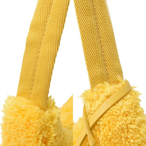 プラダ バッグ レディース テリー ミニ Re-Edition2000 ハンドバッグ パイル イエロー PRADA 1NE515 中古