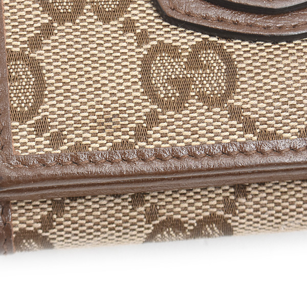 グッチ 財布 レディース ザ ハッカープロジェクト コンパクトウォレット バレンシアガ コラボ GGキャンバス GUCCI 681708 中古