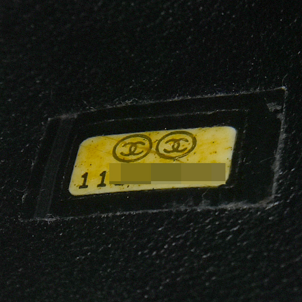 シャネル バッグ レディース マトラッセ がま口 クラッチバッグ ラムスキン ブラック CHANEL 中古