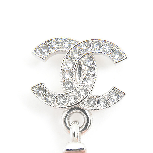 シャネル ピアス レディース パフューム ボトル ラインストーン B23S ピンク CHANEL 中古