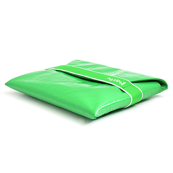 ボッテガヴェネタ バッグ メンズ クラッチ セカンドバッグ エナメル シワ加工 パテント グリーン BOTTEGA VENETA 中古