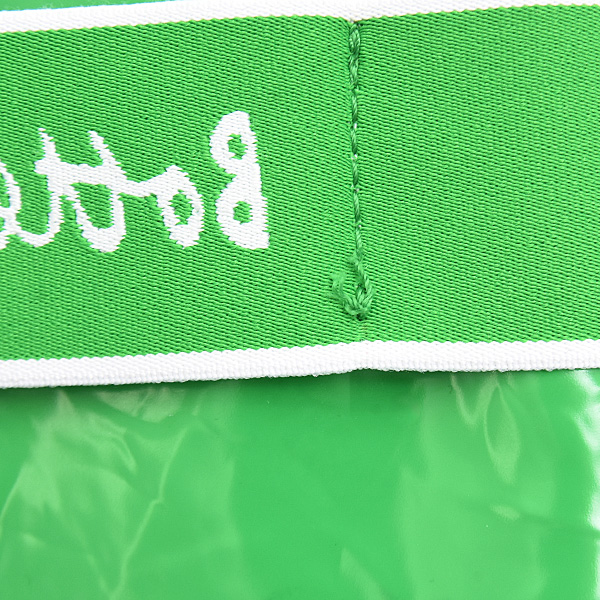 ボッテガヴェネタ バッグ メンズ クラッチ セカンドバッグ エナメル シワ加工 パテント グリーン BOTTEGA VENETA 中古