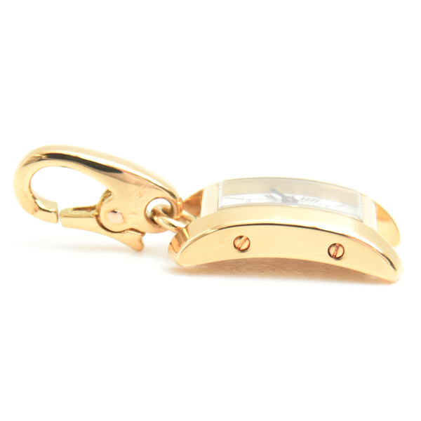 カルティエ ペンダント ユニセックス タンクアメリカン ウォッチ チャーム イエローゴールド Cartier 750YG 中古