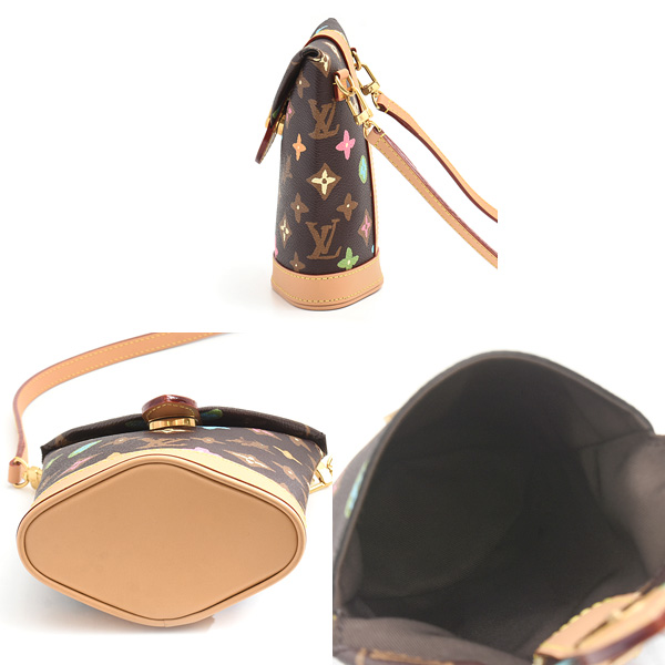 ルイヴィトン バッグ レディース エンベロップポーチ モノグラムクラギー 2WAY チョコレート ポシェット Louis Vuitton M83344 中古