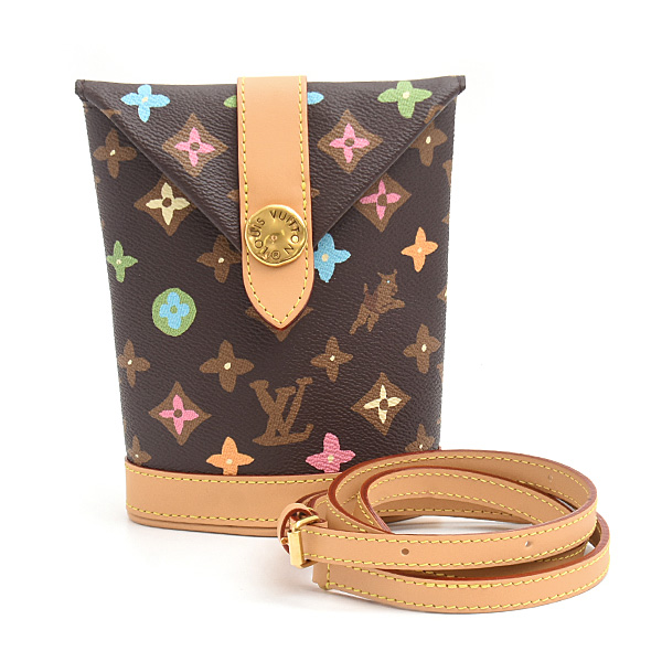 ルイヴィトン バッグ レディース エンベロップポーチ モノグラムクラギー 2WAY チョコレート ポシェット Louis Vuitton M83344 中古