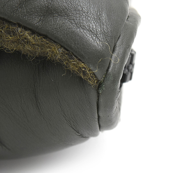 ボッテガヴェネタ バッグ メンズ ドキュメントケース マキシイントレチャート セカンドバッグ ラムスキン ダークカーキ BOTTEGA VENETA 641039 中古