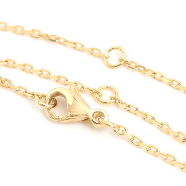 ブシュロン ネックレス レディース キャトルクラシック スモール ダイヤ ネックレス ゴールド BOUCHERON 750YG×WG×PG 中古