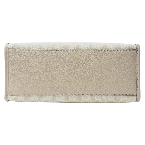 グッチ バッグ レディース メンズ トートバッグ GGスプリーム インターロッキングG PVC ベージュ系 GUCCI 659983 中古