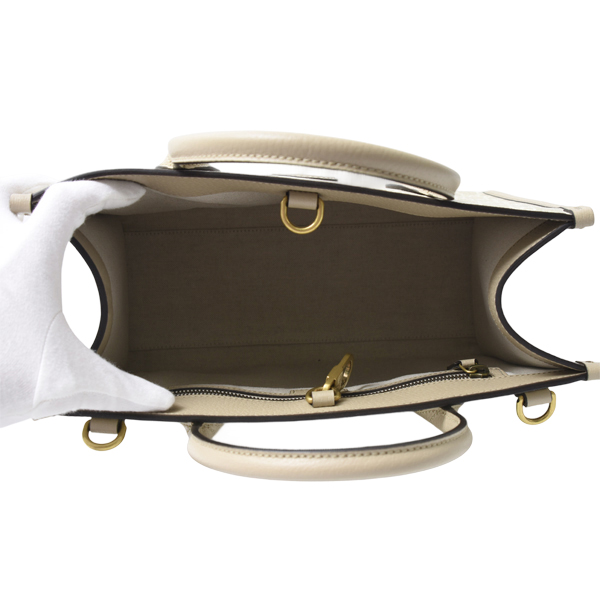 グッチ バッグ レディース メンズ トートバッグ GGスプリーム インターロッキングG PVC ベージュ系 GUCCI 659983 中古